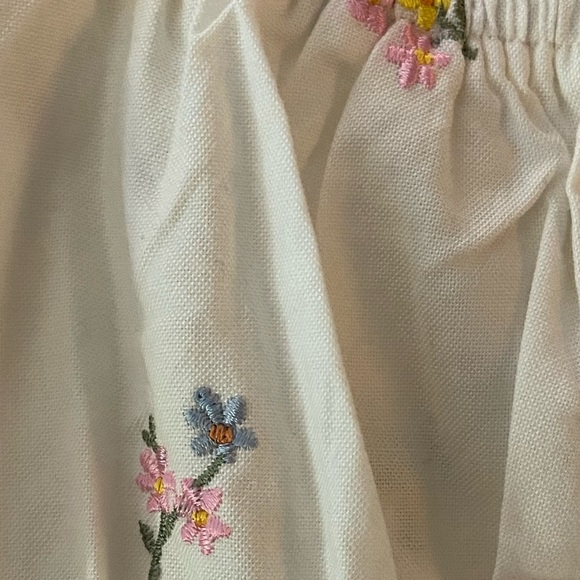 ⭐️2 for $30⭐️ Floral Embroidered Cotton Puff Sleeve Top - Picture 6 of 7